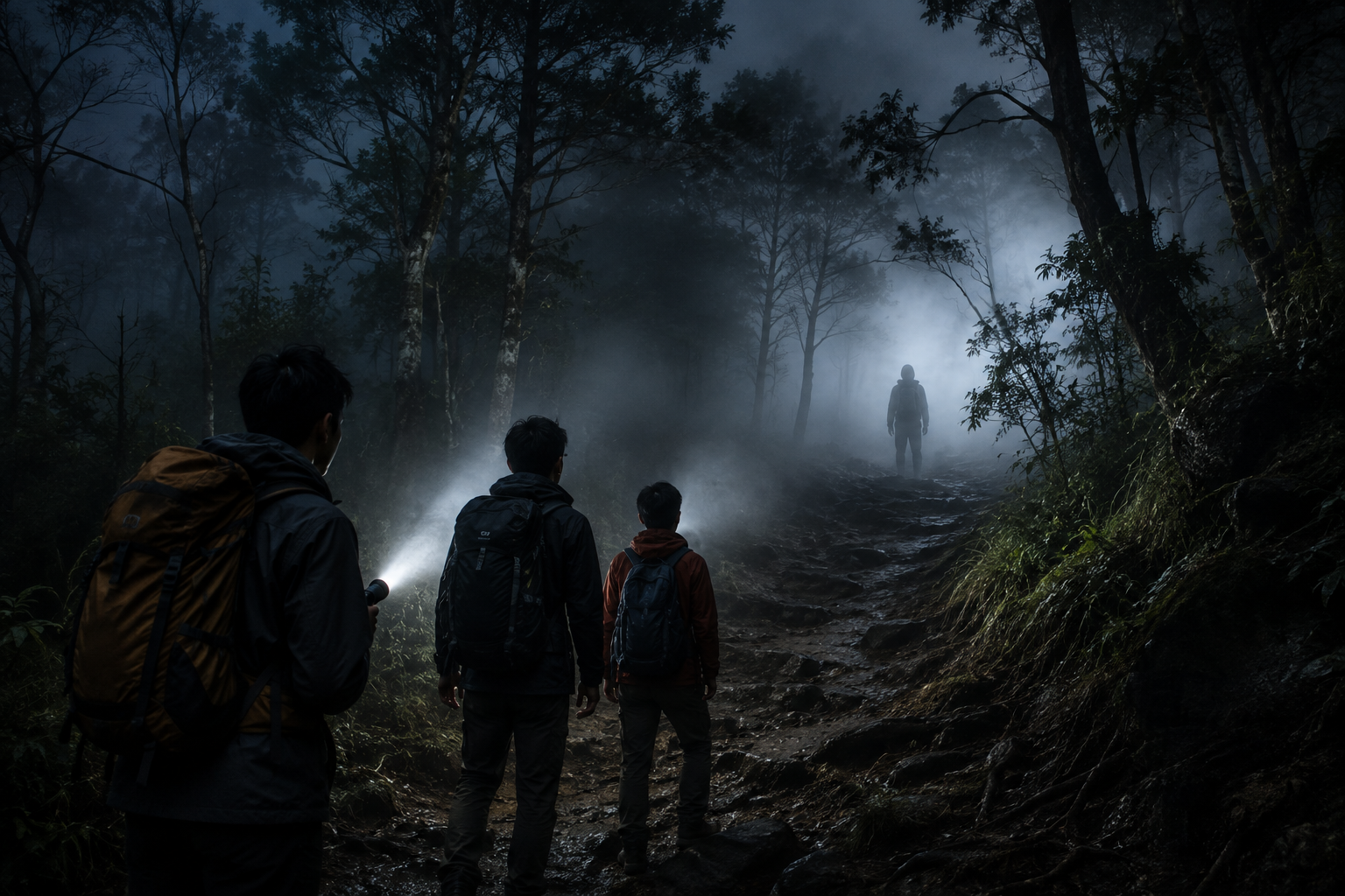 cerita horor pendaki Gunung Lawu di tengah kabut